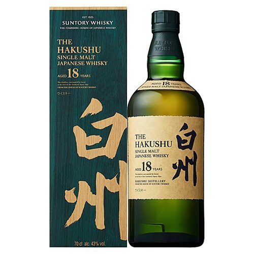Suntory Hakushu 18 Year Old Whisky, 70cl - Top-Rated